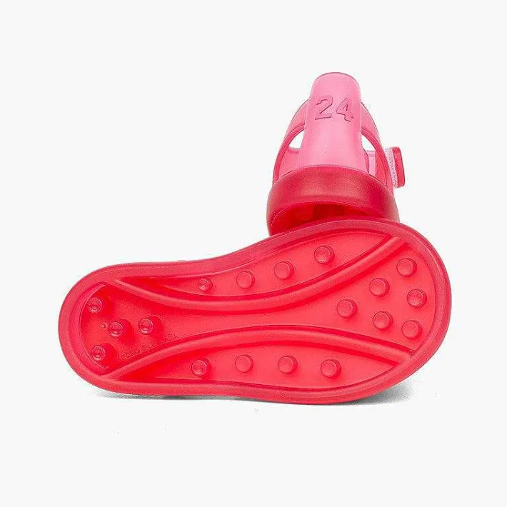 Pisamonas Jelly Sandals And Beachwear>Jelly Shoes With Loop Fasteners And A Starfish