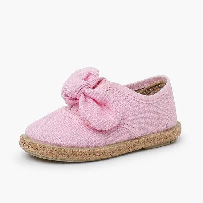 Pisamonas Espadrilles>Jute Sole Bow Trainers