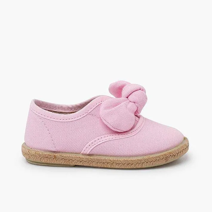 Pisamonas Espadrilles>Jute Sole Bow Trainers