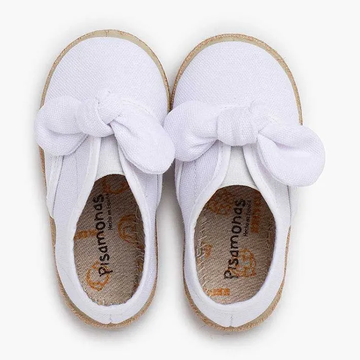 Pisamonas Espadrilles>Jute Sole Bow Trainers