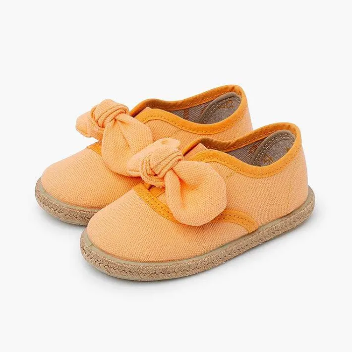 Pisamonas Espadrilles>Jute Sole Bow Trainers