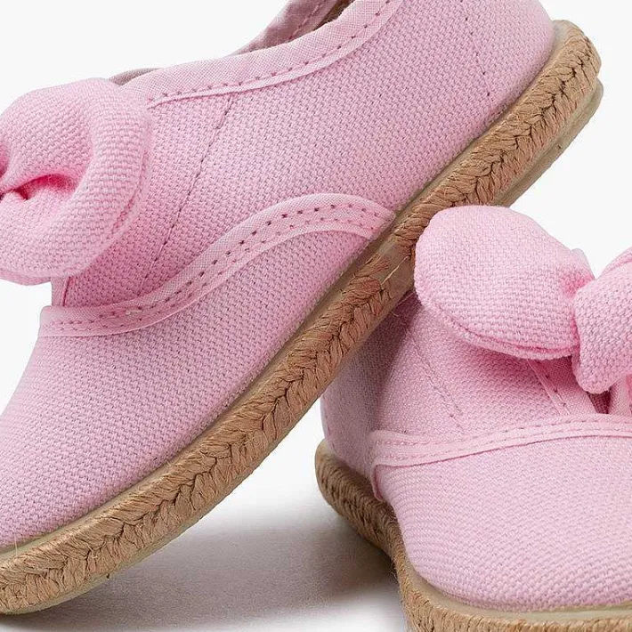 Pisamonas Espadrilles>Jute Sole Bow Trainers