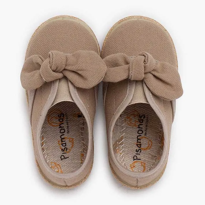 Pisamonas Espadrilles>Jute Sole Bow Trainers