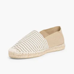 Pisamonas Espadrilles>Kids & Adults Striped Two-Coloured Espadrilles