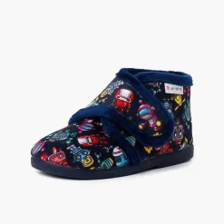 Pisamonas Slippers>Kids Boot Slippers With Drawings
