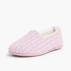 Pisamonas Slippers>Kids Cable Knit Slippers