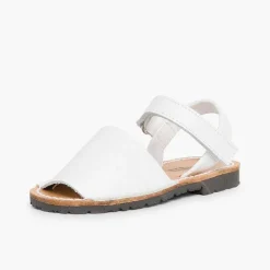 Pisamonas Avarcas Menorcan Sandals>Kids Nappa Avarcas Menorcan Riptape Sandals