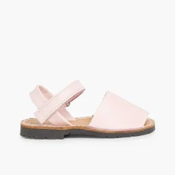 Pisamonas Avarcas Menorcan Sandals>Kids Nappa Avarcas Menorcan Riptape Sandals