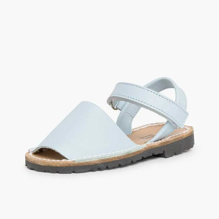 Pisamonas Avarcas Menorcan Sandals>Kids Nappa Avarcas Menorcan Riptape Sandals