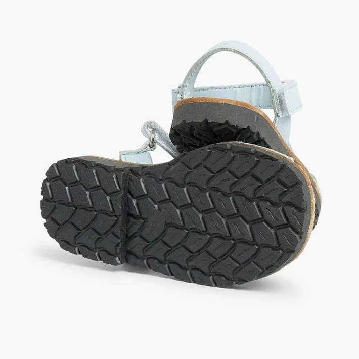 Pisamonas Avarcas Menorcan Sandals>Kids Nappa Avarcas Menorcan Riptape Sandals