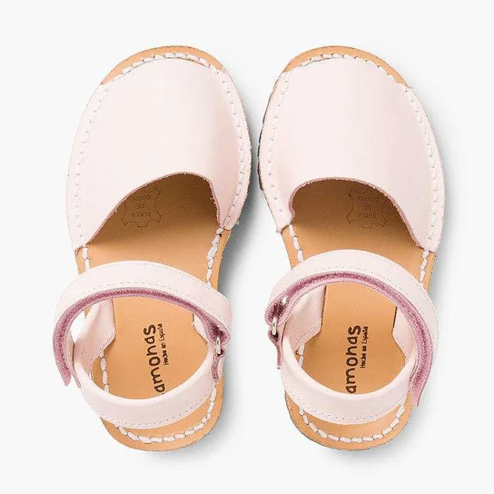 Pisamonas Avarcas Menorcan Sandals>Kids Nappa Avarcas Menorcan Riptape Sandals