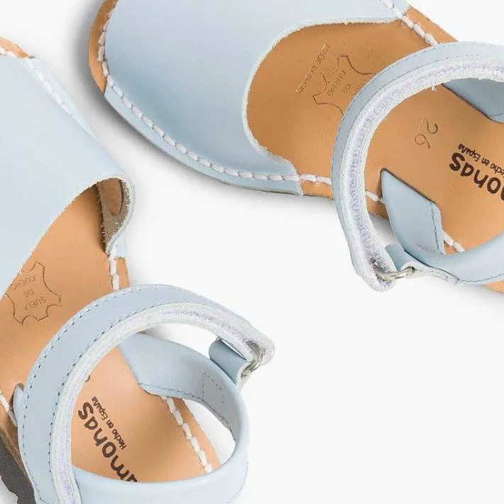 Pisamonas Avarcas Menorcan Sandals>Kids Nappa Avarcas Menorcan Riptape Sandals