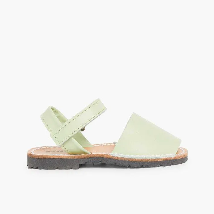 Pisamonas Avarcas Menorcan Sandals>Kids Nappa Avarcas Menorcan Riptape Sandals