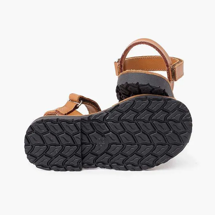 Pisamonas Avarcas Menorcan Sandals>Kids Nappa Avarcas Menorcan Riptape Sandals