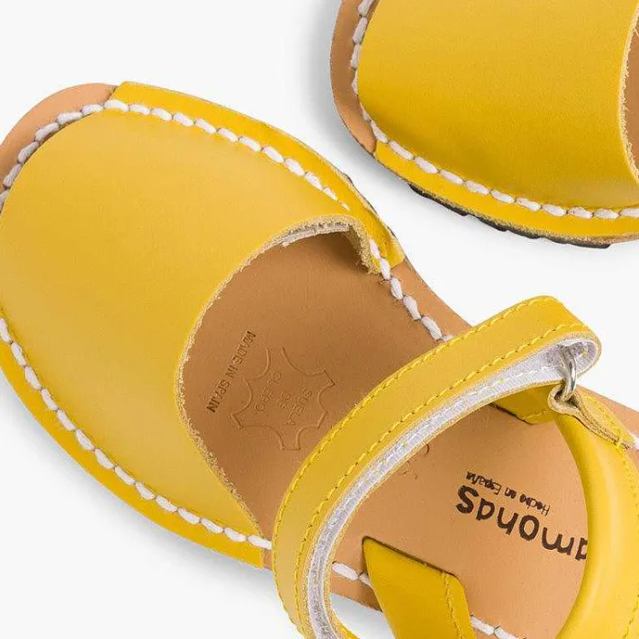 Pisamonas Avarcas Menorcan Sandals>Kids Nappa Avarcas Menorcan Riptape Sandals
