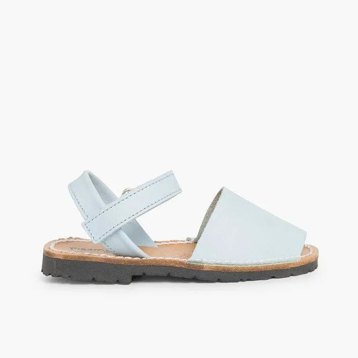 Pisamonas Avarcas Menorcan Sandals>Kids Nappa Avarcas Menorcan Riptape Sandals