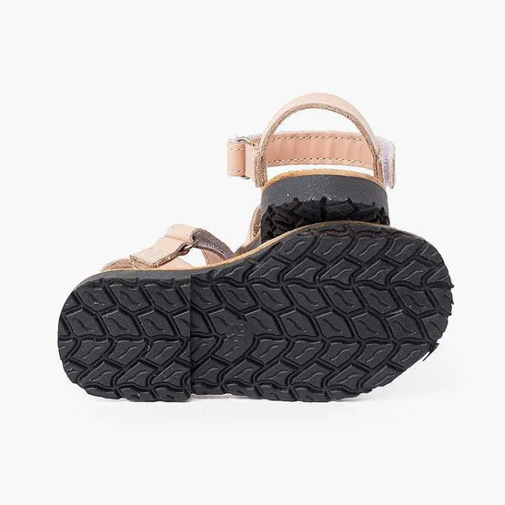 Pisamonas Avarcas Menorcan Sandals>Kids Nappa Avarcas Menorcan Riptape Sandals
