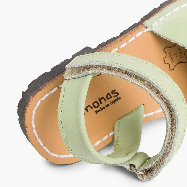 Pisamonas Avarcas Menorcan Sandals>Kids Nappa Avarcas Menorcan Riptape Sandals