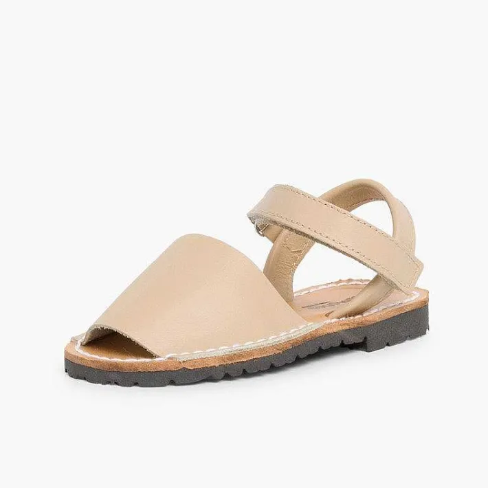 Pisamonas Avarcas Menorcan Sandals>Kids Nappa Avarcas Menorcan Riptape Sandals