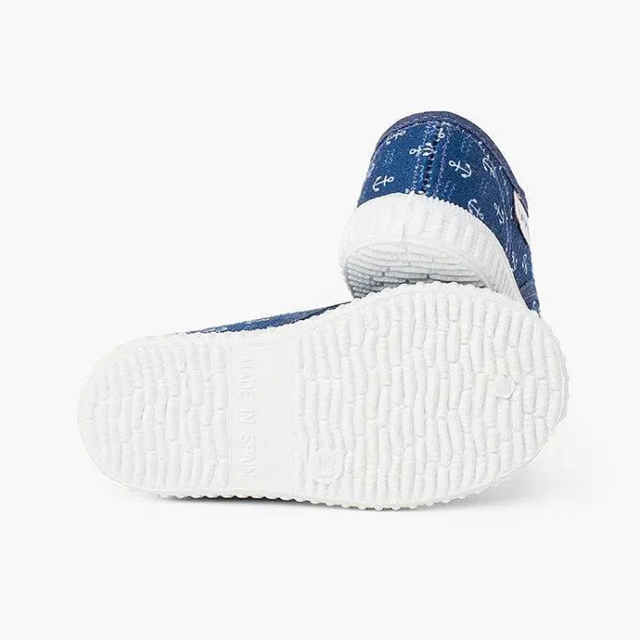 Pisamonas Trainers>Kids Patterned Canvas Trainers