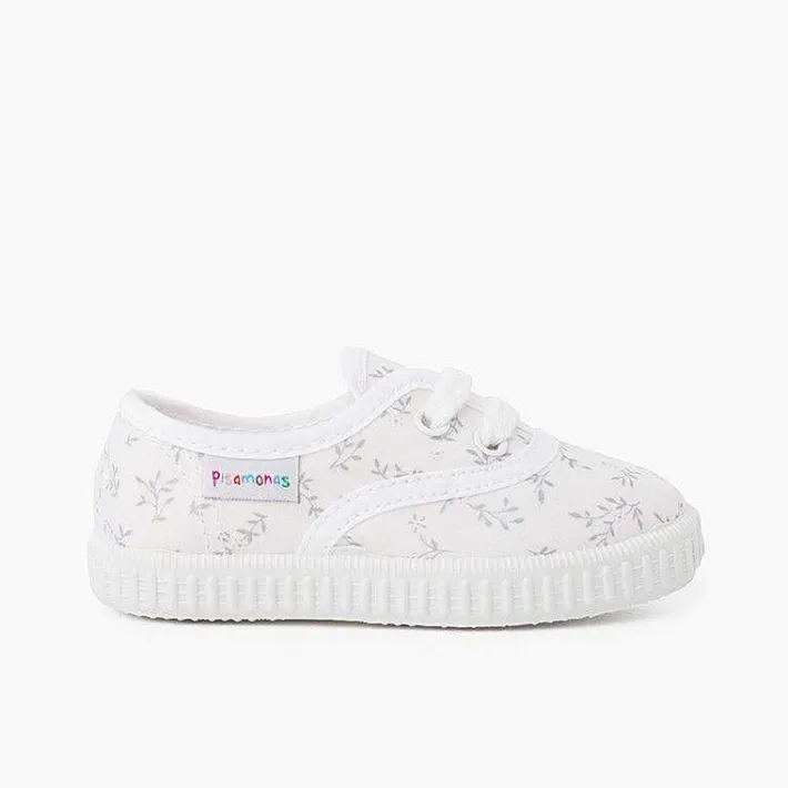 Pisamonas Trainers>Kids Patterned Canvas Trainers