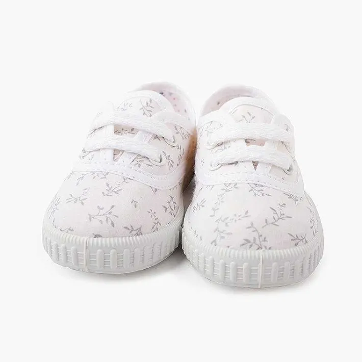 Pisamonas Trainers>Kids Patterned Canvas Trainers
