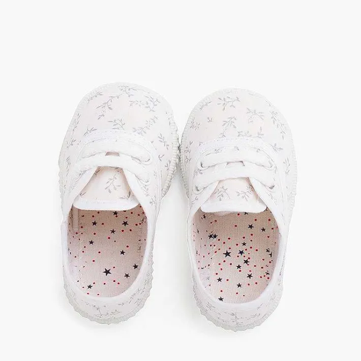 Pisamonas Trainers>Kids Patterned Canvas Trainers