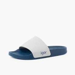 Pisamonas Jelly Sandals And Beachwear>Kids' Pool Flip Flops Beach Model Colour Navy Blue