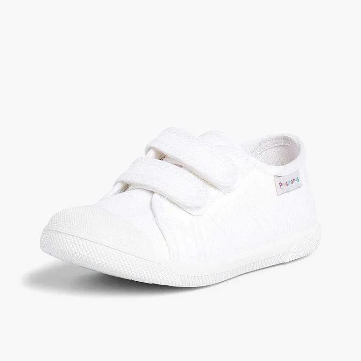 Pisamonas Trainers>Kids Riptape Canvas Trainers