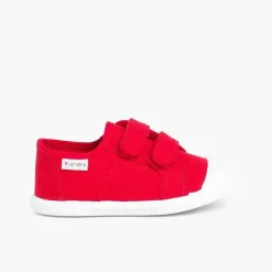 Pisamonas Trainers>Kids Riptape Canvas Trainers