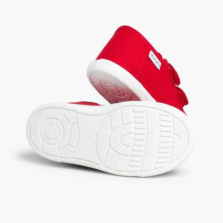 Pisamonas Trainers>Kids Riptape Canvas Trainers