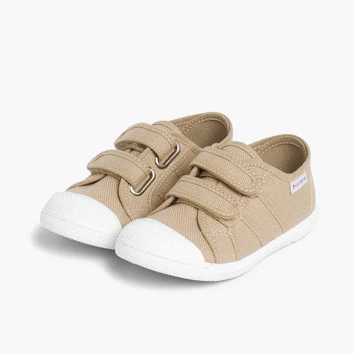 Pisamonas Trainers>Kids Riptape Canvas Trainers