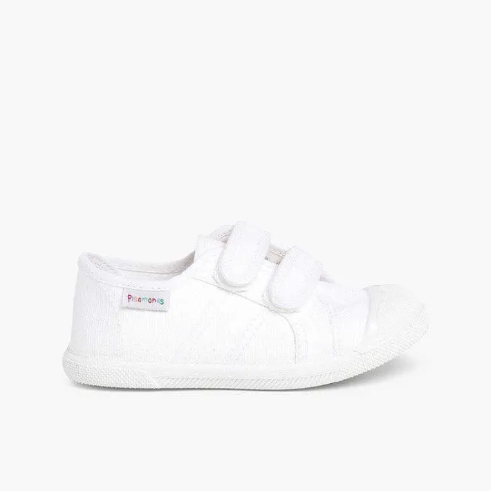 Pisamonas Trainers>Kids Riptape Canvas Trainers
