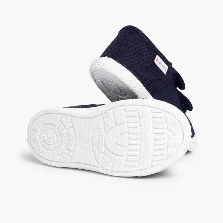 Pisamonas Trainers>Kids Riptape Canvas Trainers