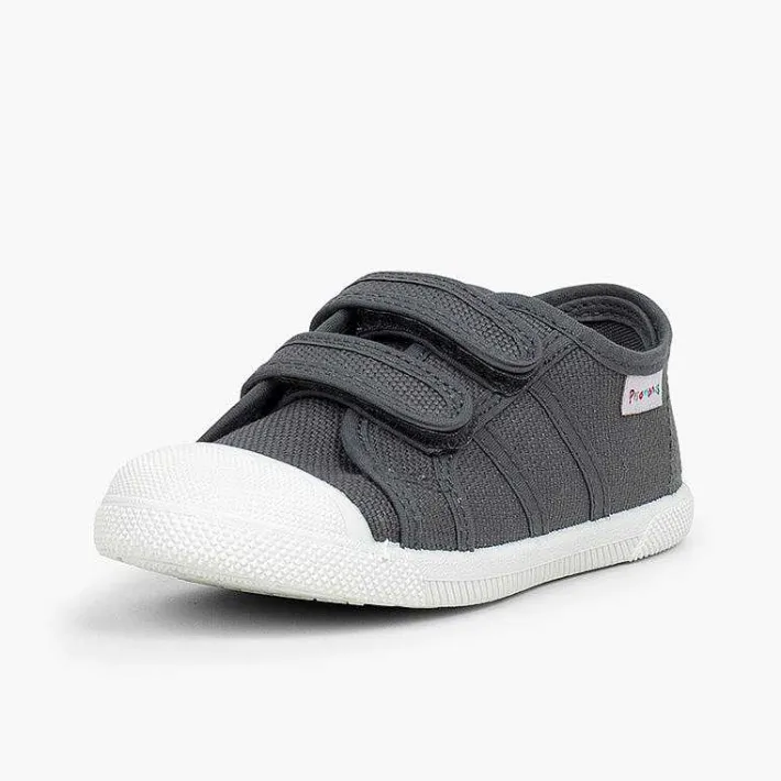 Pisamonas Trainers>Kids Riptape Canvas Trainers