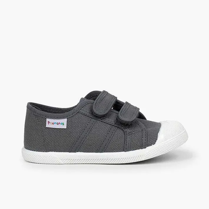 Pisamonas Trainers>Kids Riptape Canvas Trainers