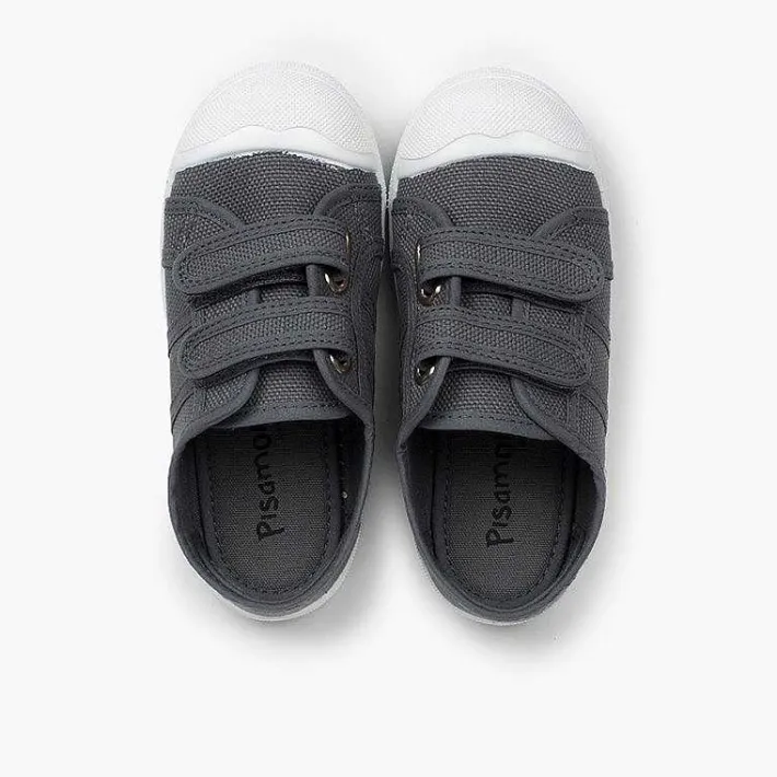 Pisamonas Trainers>Kids Riptape Canvas Trainers