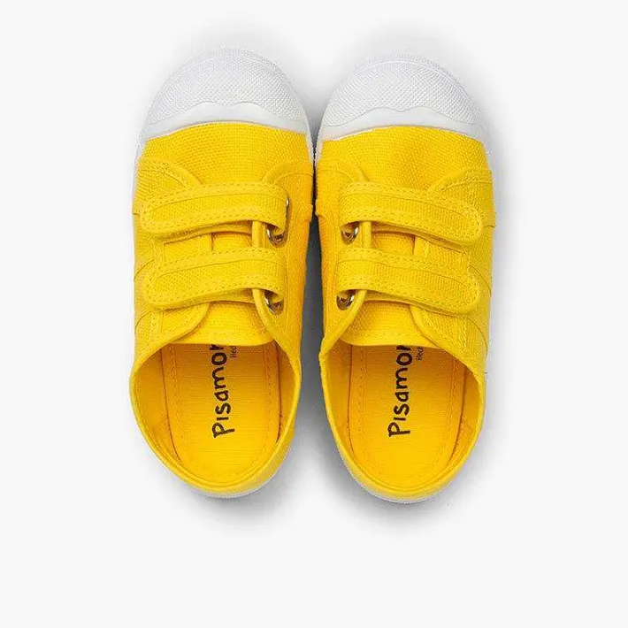 Pisamonas Trainers>Kids Riptape Canvas Trainers