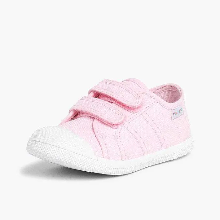 Pisamonas Trainers>Kids Riptape Canvas Trainers
