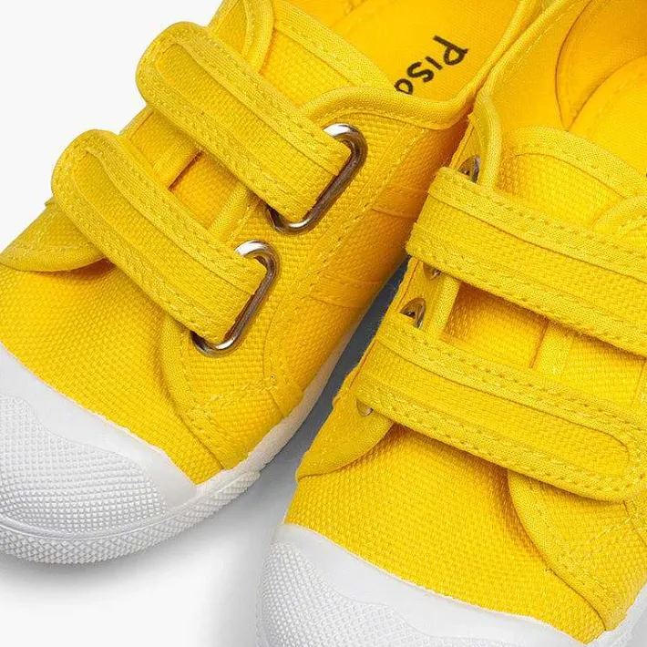 Pisamonas Trainers>Kids Riptape Canvas Trainers