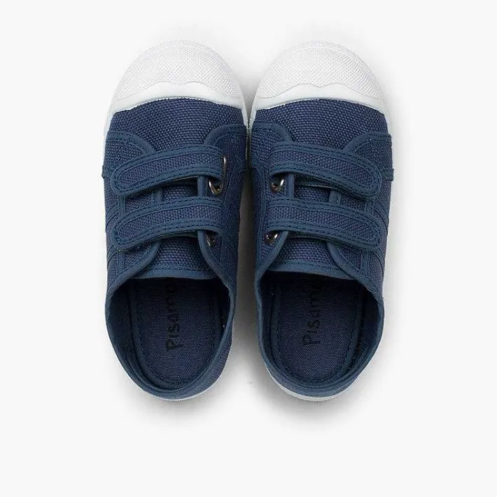 Pisamonas Trainers>Kids Riptape Canvas Trainers