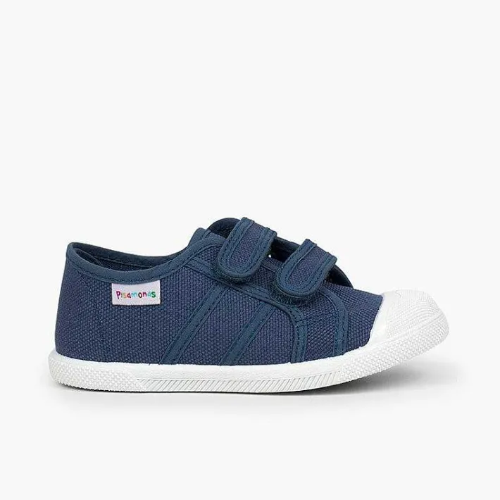 Pisamonas Trainers>Kids Riptape Canvas Trainers