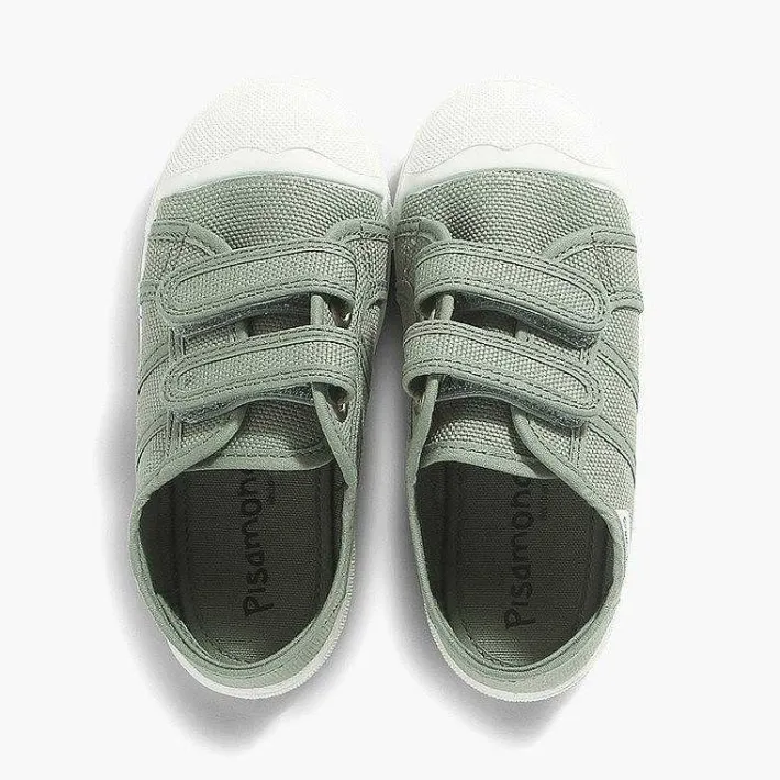 Pisamonas Trainers>Kids Riptape Canvas Trainers