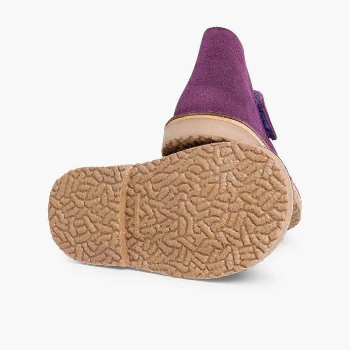Pisamonas School Shoes>Kids Riptape Suede Desert Boots