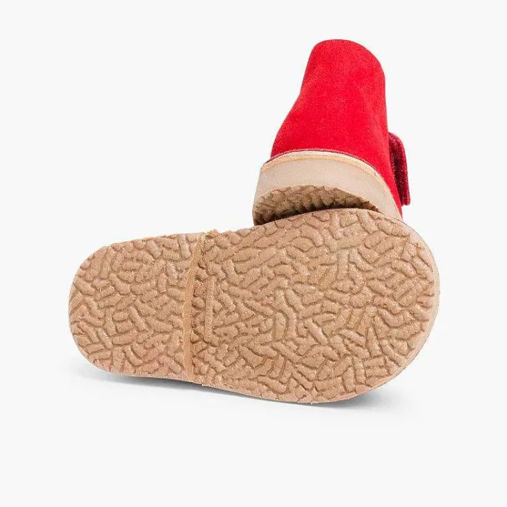 Pisamonas School Shoes>Kids Riptape Suede Desert Boots