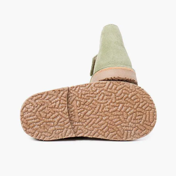 Pisamonas School Shoes>Kids Riptape Suede Desert Boots