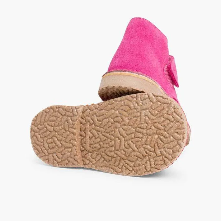 Pisamonas School Shoes>Kids Riptape Suede Desert Boots