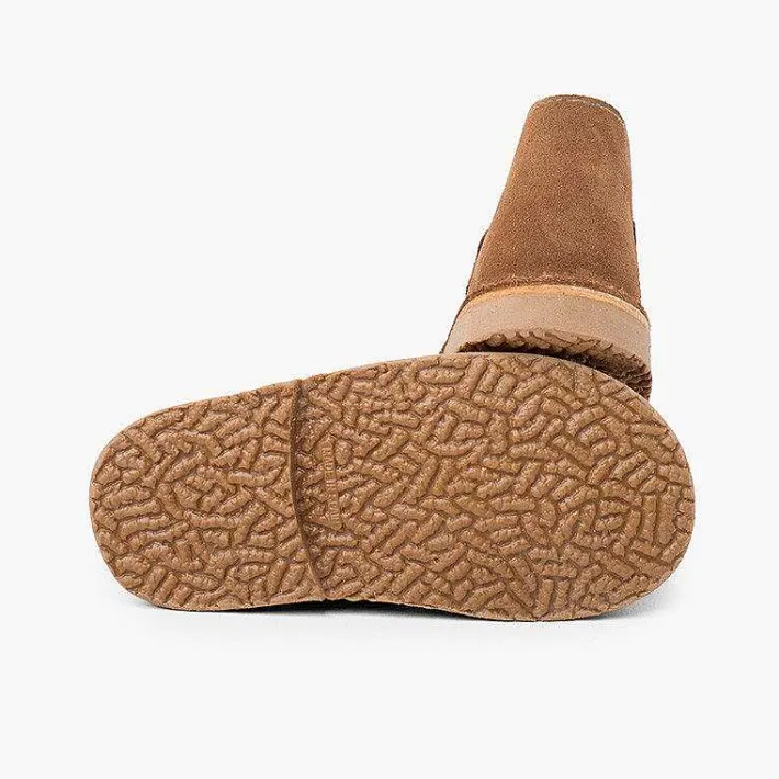 Pisamonas School Shoes>Kids Riptape Suede Desert Boots