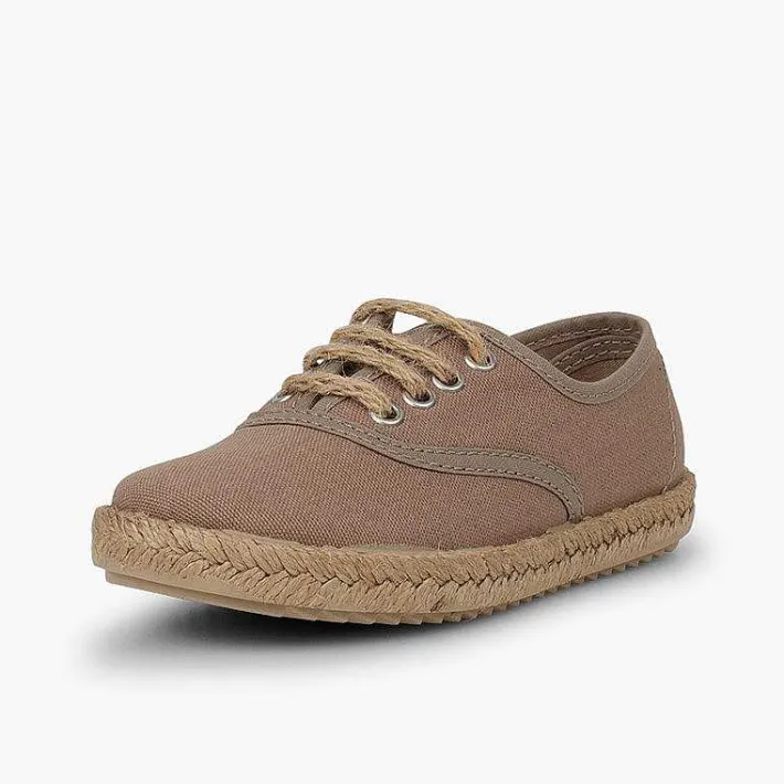 Pisamonas Trainers>Kids' Trainers With Jute Sole And Laces