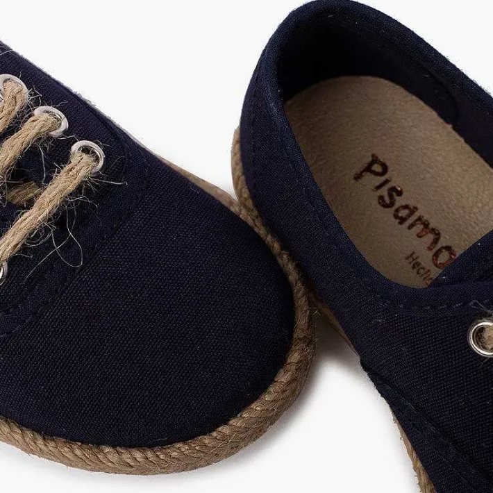 Pisamonas Trainers>Kids' Trainers With Jute Sole And Laces